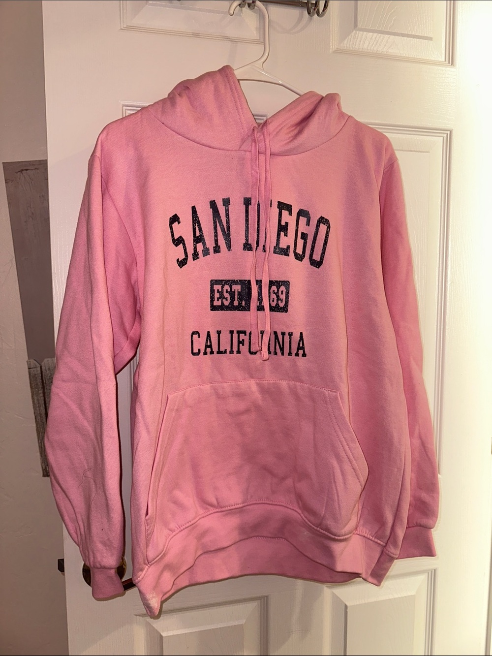 Pink San Diego California Hoodie Sweatshirt